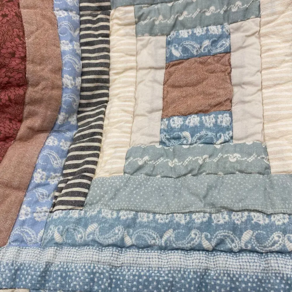 Potterybarn Jaxon Museum Craft Collection Patchwork Pillow Cover 2012 26 x 26